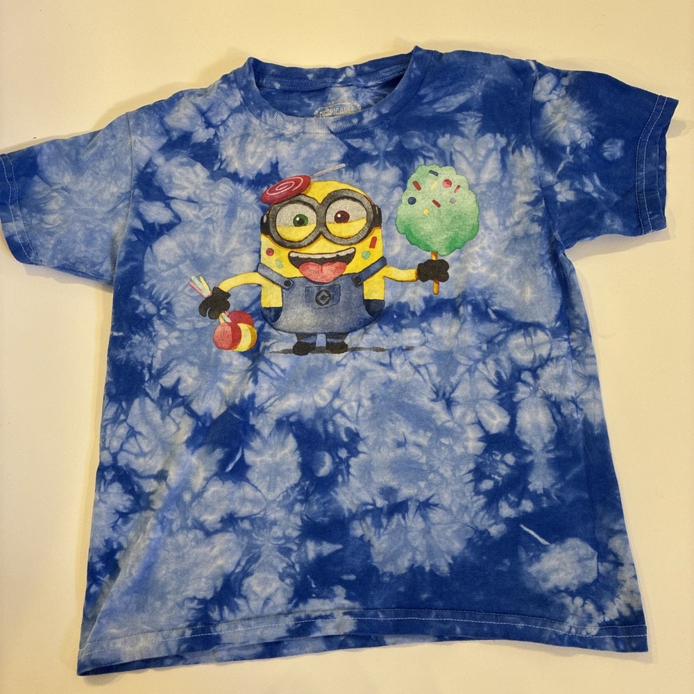Universal Studios Minion Sweet Tie Dye Kids Shirt XS